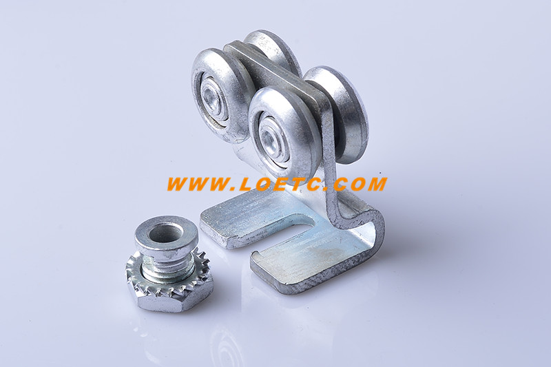 Hot sale with bearing galvanized gate wheel