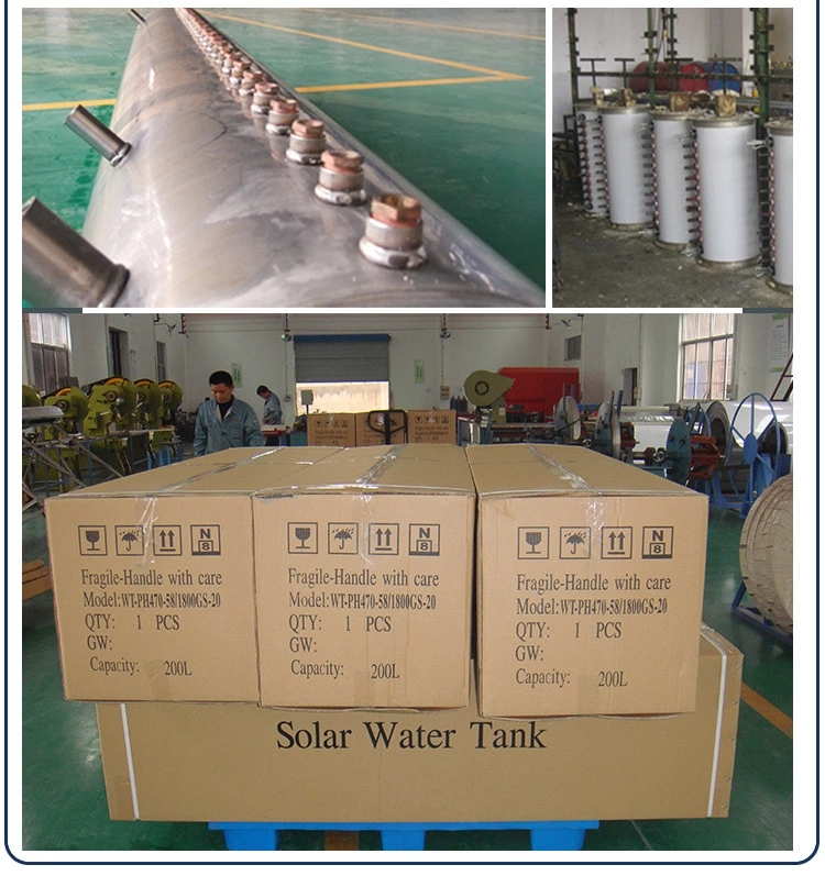 Heat pipe pressurized solar water heater