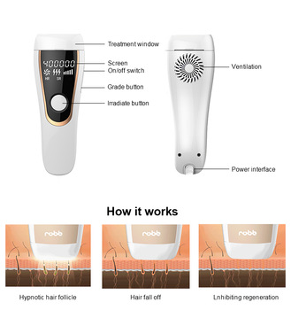 IPL hair removal home use women men personal care device