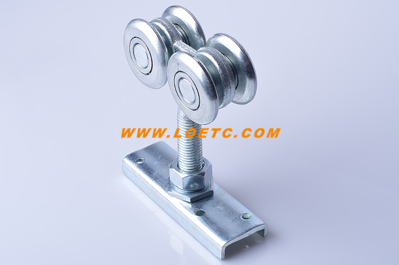 Best selling industrial door hardware galvanized door wheel