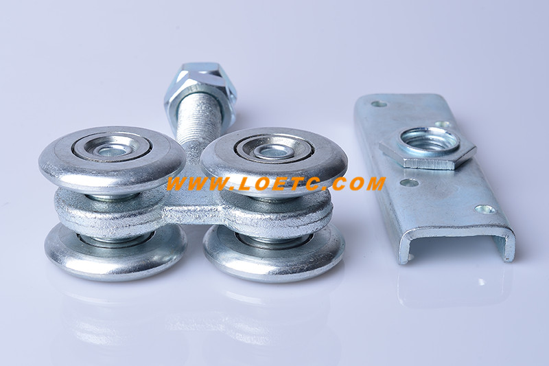 Best selling industrial door hardware galvanized door wheel