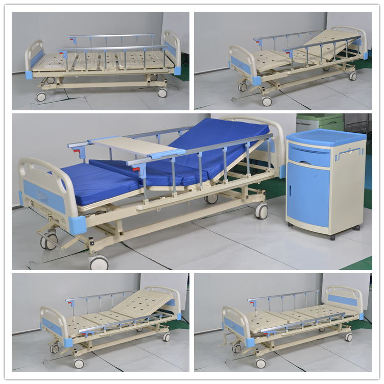 Two Function Mechanical Hospital Bed for Patient Clinic