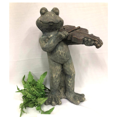 MGOPOLYRESIN FROG GARDEN DECORATION