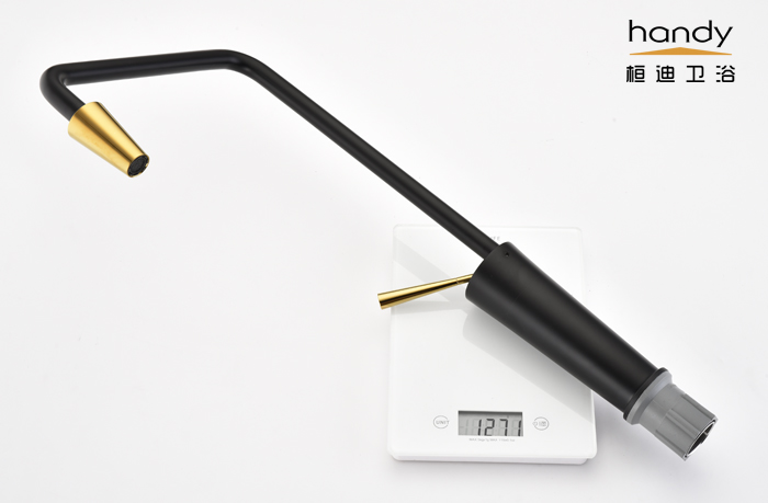 Black Kitchen One Handle High Arc Water Faucet