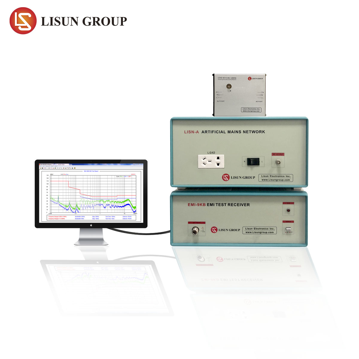 EMI9KB electromagnetic radiation test system according to the international format test report