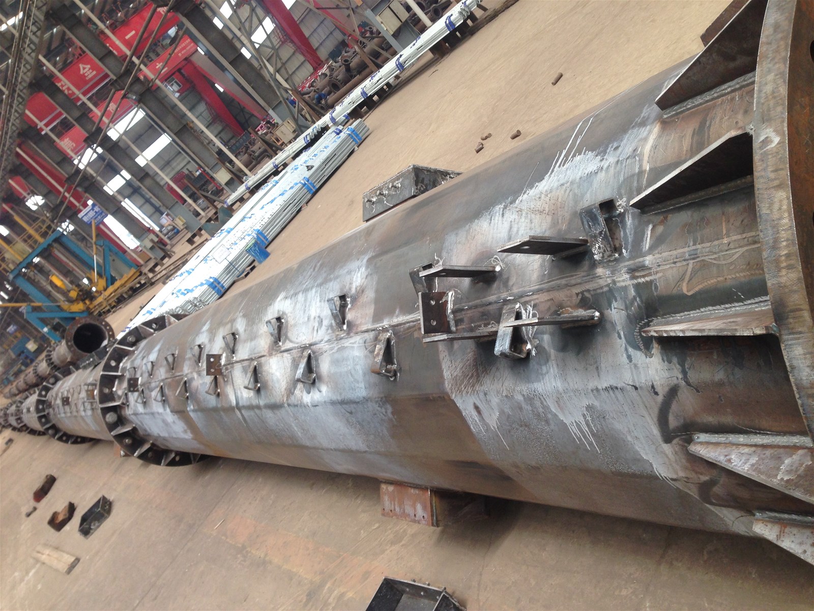 galvanized steel transmission monopole tower