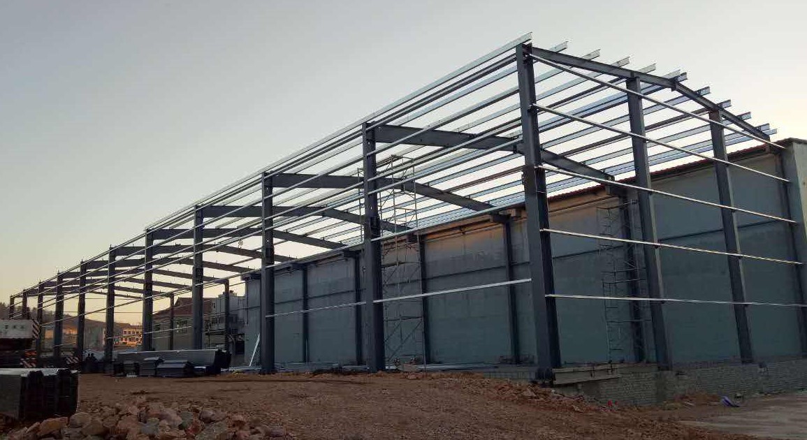 Prefab steel structure building workshop