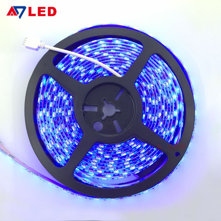 Custom length 60 leds per meter dc 12 24 volt rgb led strip light flexible led strip