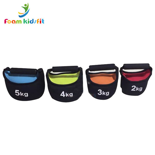 Fitness equipment factory price weight lifting soft sandbag kettlebell for kids training body