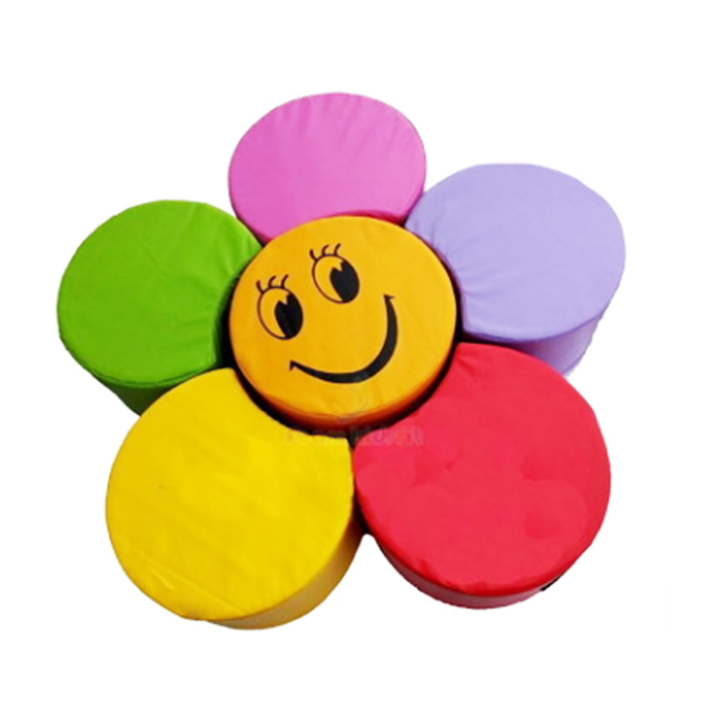 New design kids soft play sunflower sponge stool foam building blocks educational toys