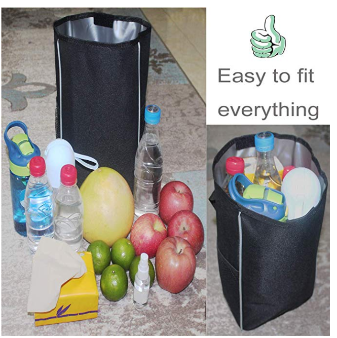 Car Trash Can 22 Gallons Black Hanging Waterproof Leakproof Thicken Collecting Car Tr