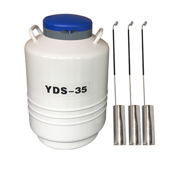 35L top quality freezing cryogenic aluminum refrigerator liquid nitrogen container