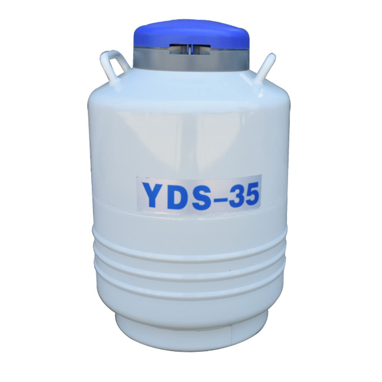 35L top quality freezing cryogenic aluminum refrigerator liquid nitrogen container