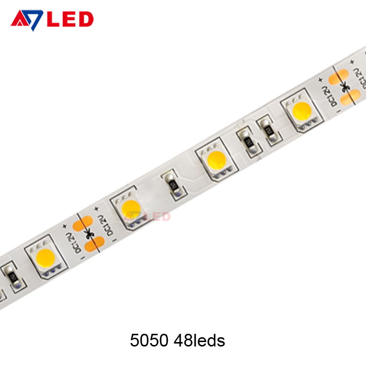 5m per roll dc24v smd 5050 120ledm double row led flexible strip lights