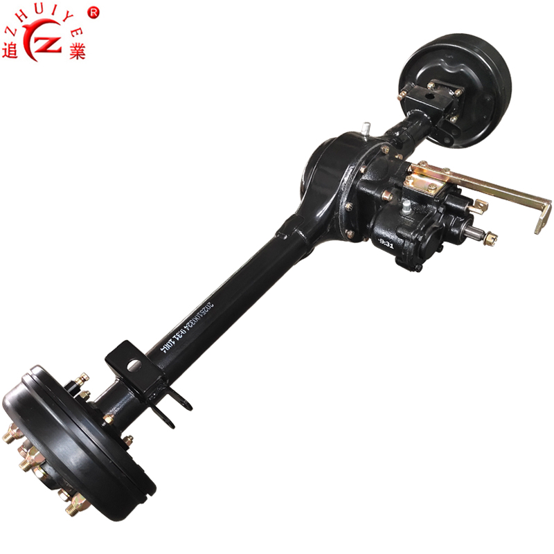 Three-Wheel Motorcycle Booster Rear Axle with Mechanical Drum Brake for Loader Tricycle