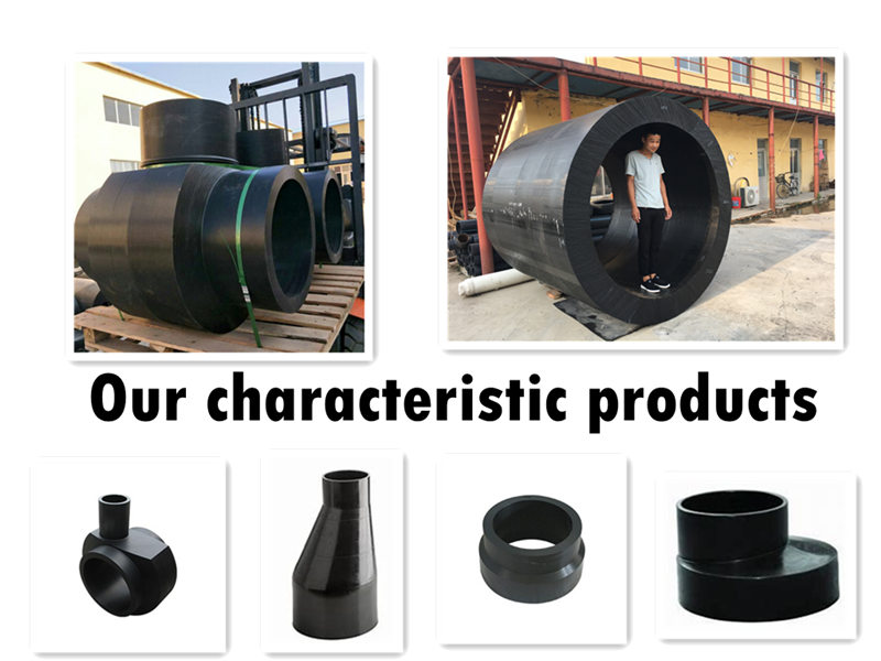 high pressure large diameter PE 100 reducer for watersupply