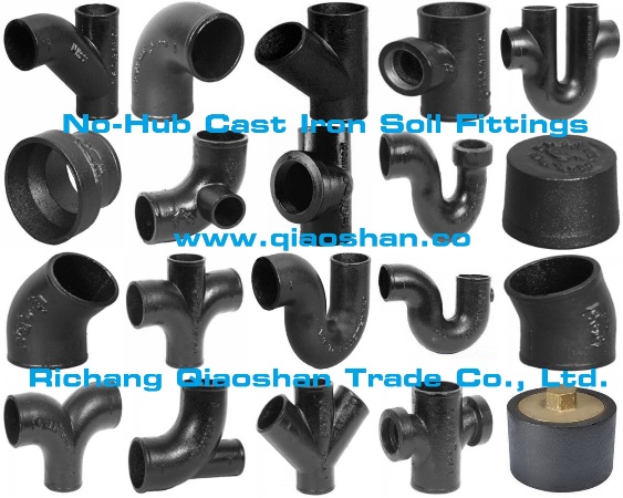 1 12 to 15 CISPI 301 ASTM A888 NoHub Cast Iron Soil Pipe for Sanitary Storm Drain Waste Vent Piping