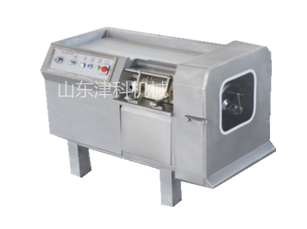 Meat cuber machine for cutting frozen meat into small piecesautomatic meat cutting machine