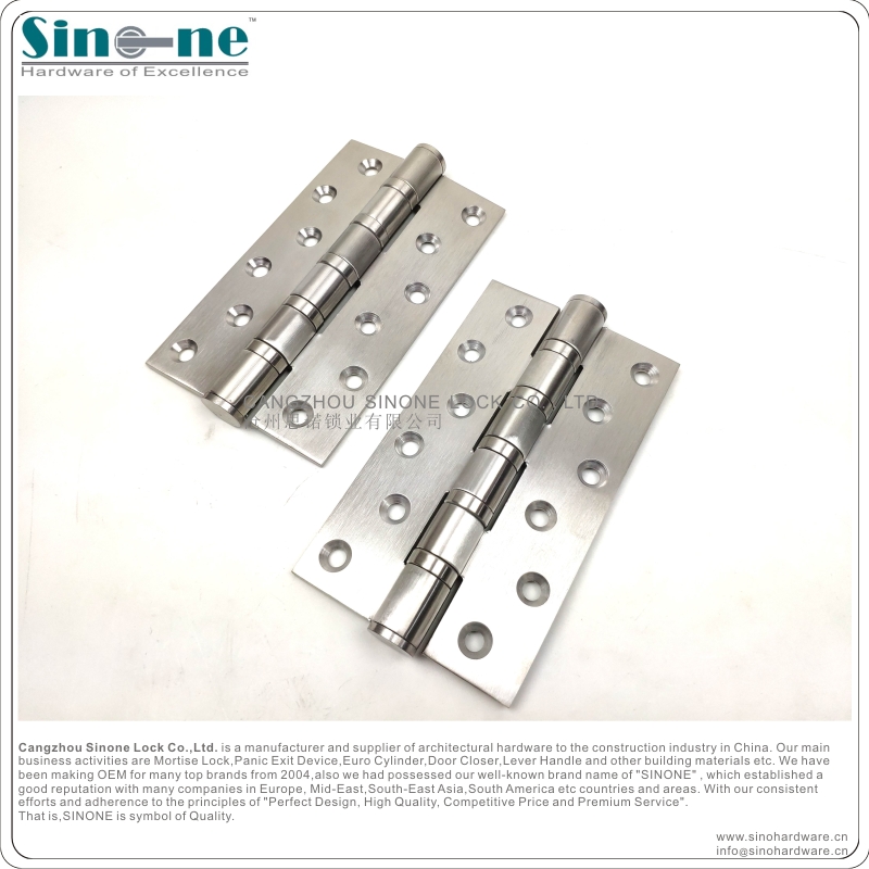 CE approved Stainless Steel 304 Ball bearing Hinge heavy duty Fire rated EN19352002 OEM factory in China