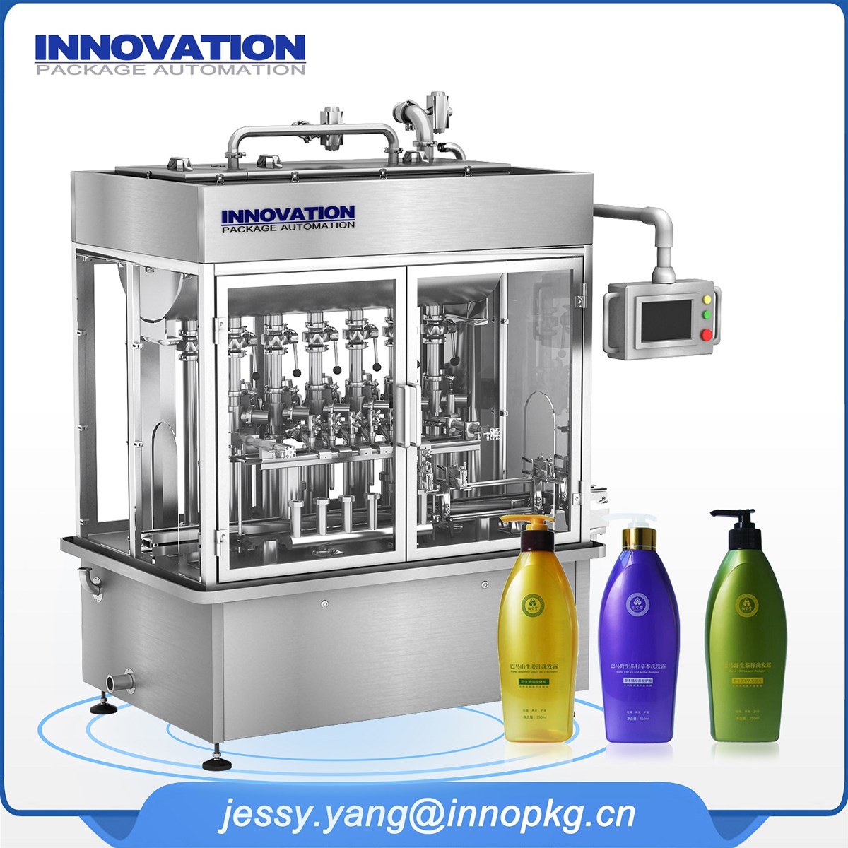 High efficiency hair shampoo conditioner filling production line