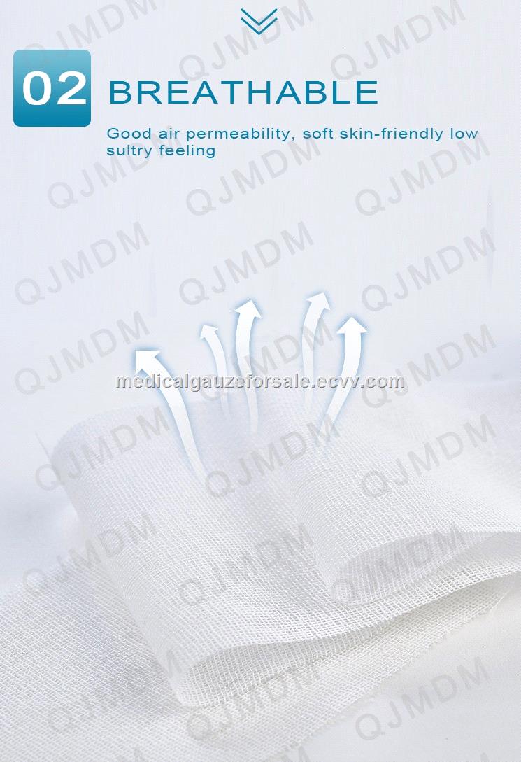 FDA CE Approved Highly Absorbent 100 Natural Cotton Medical Gauze Roll 90cm x 100m for Light Wounds