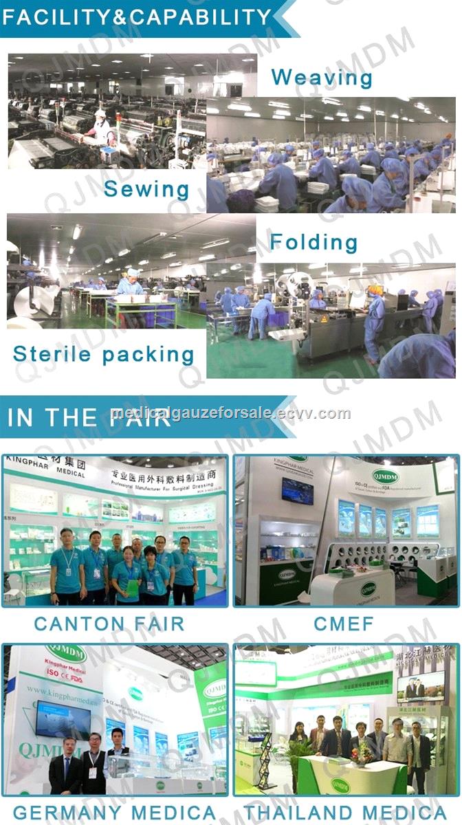 FDA CE Approved Highly Absorbent 100 Natural Cotton Medical Gauze Roll 90cm x 100m for Light Wounds