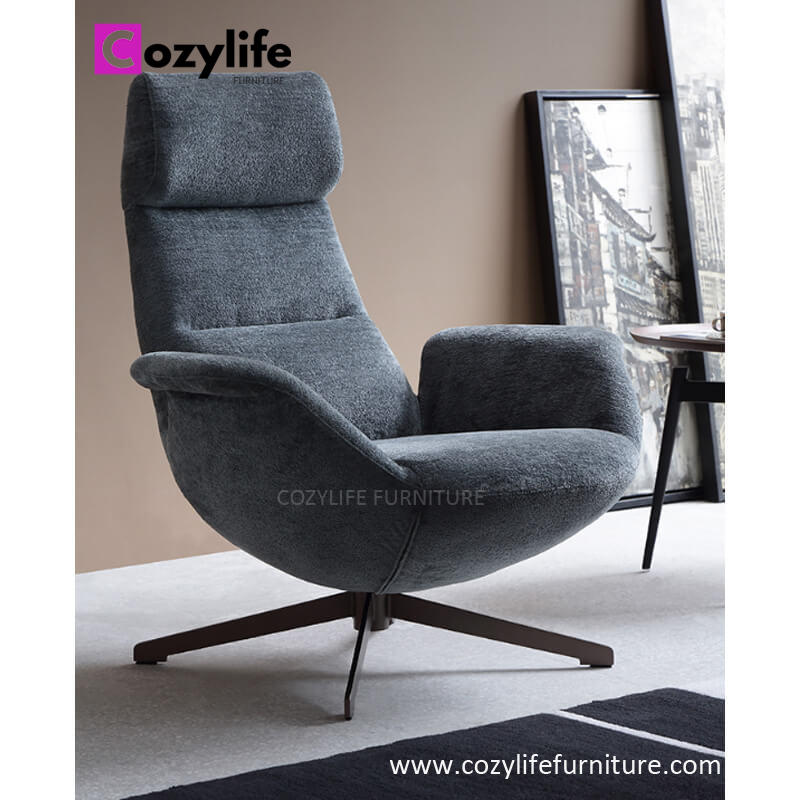 Modern design living room swivel lounge chair for sale