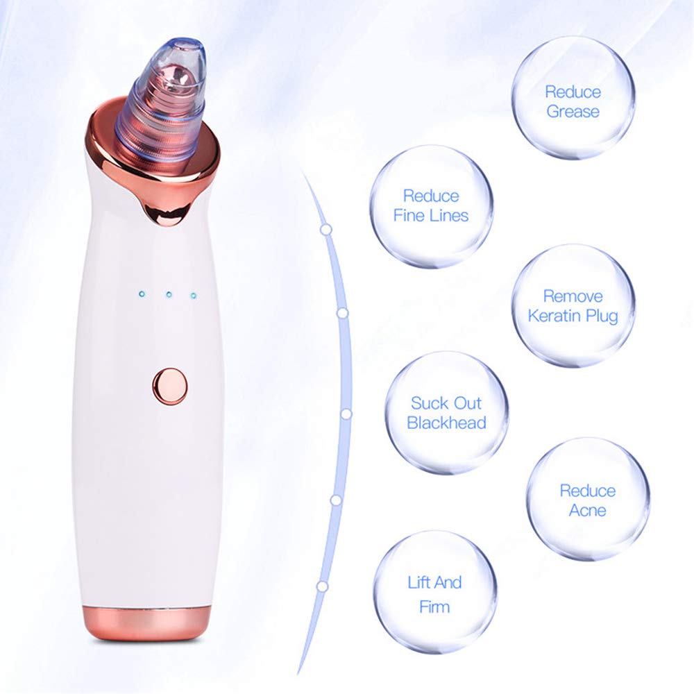 Beauty products rechargeable electric facial blackhead remover vacuum tool kit