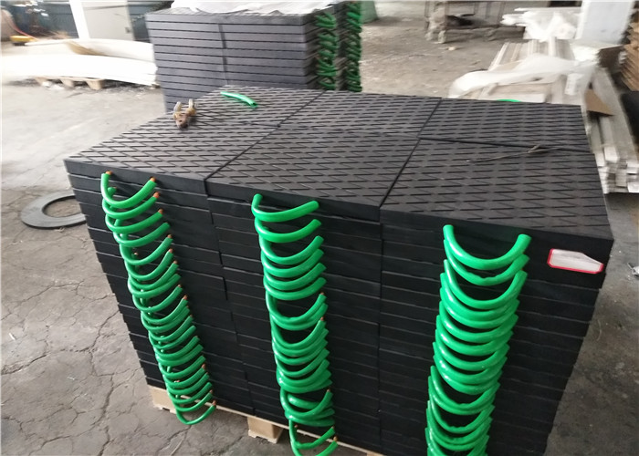 uhmwpe plastic high loading Outrigger Pad Crane Jack Pad 400mm x 400mm500mm x 500mm