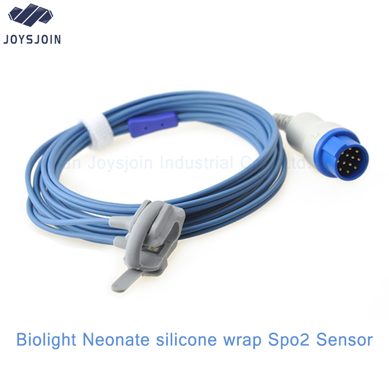 Biolight Neonate silicone wrap Reusable Spo2 Sensor Round 12Pin