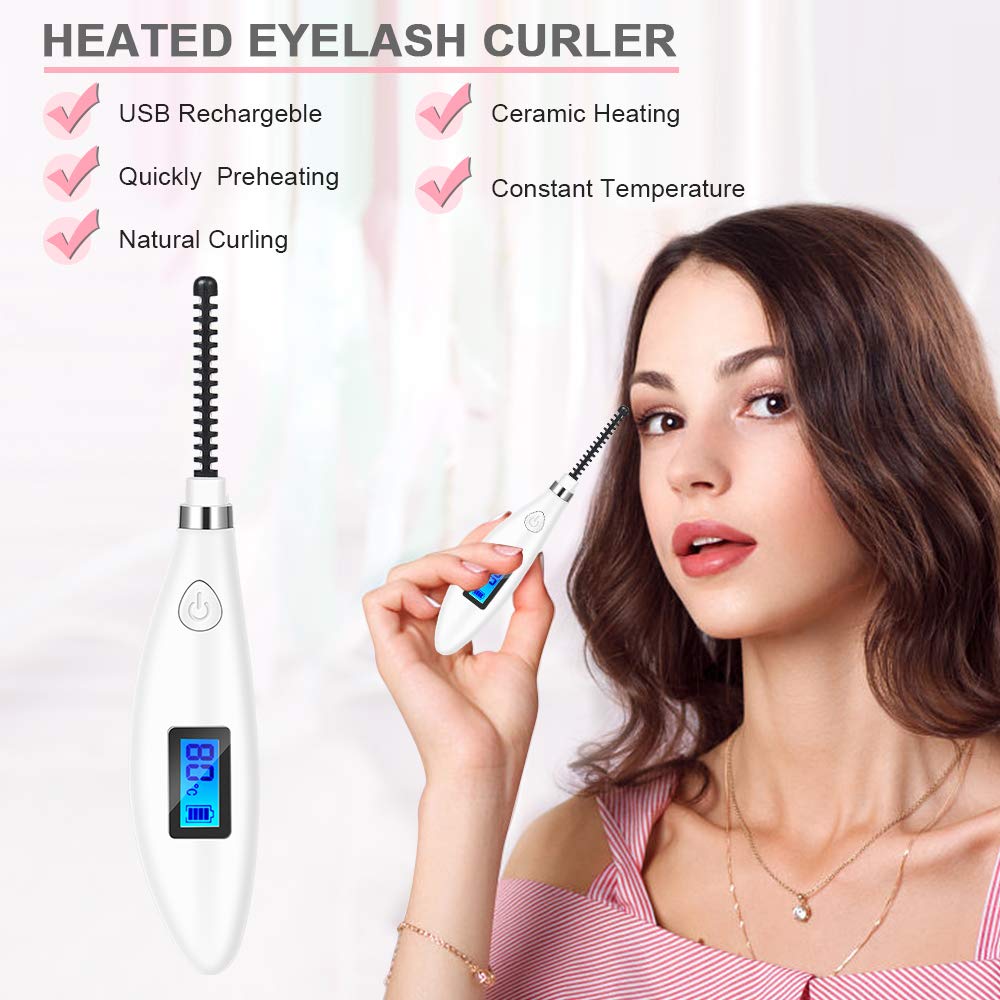 Best portable rechargeable wholesale electronic eyelash curler kit