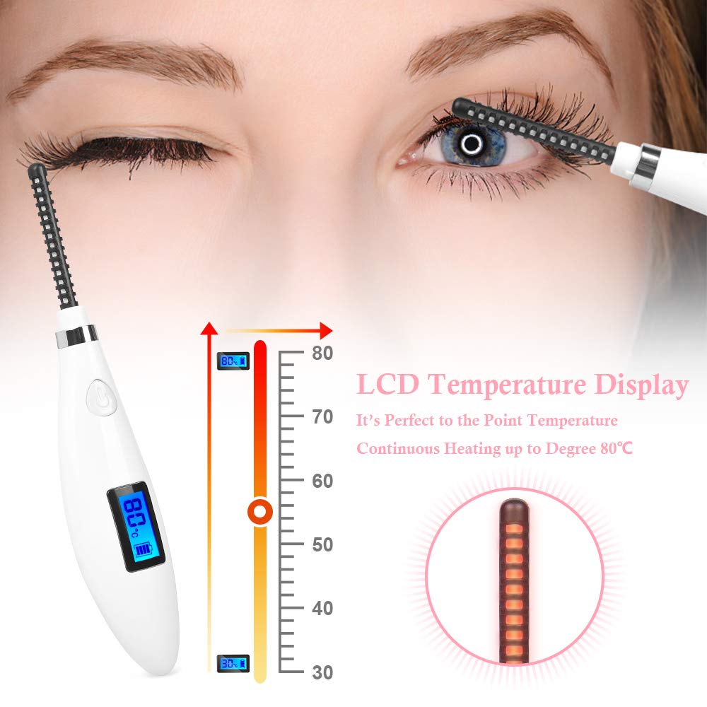 Best portable rechargeable wholesale electronic eyelash curler kit