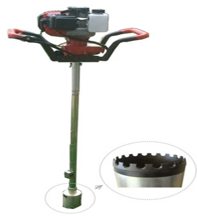 QTTQ0303 Petrolpowered intact root sampling drill