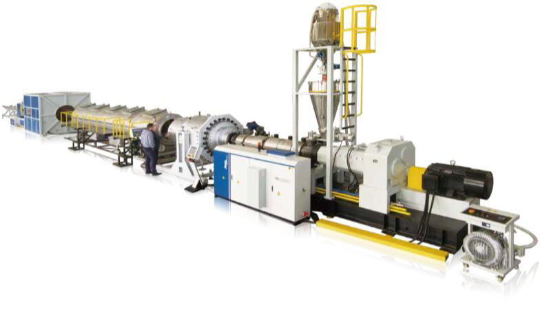 Highspeed Energysaving HDPE Solid Wall Pipe Extrusion Line