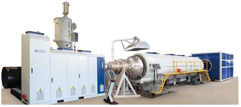 Highspeed Energysaving HDPE Solid Wall Pipe Extrusion Line