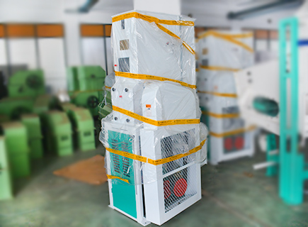 Rubber roller rice huller machine