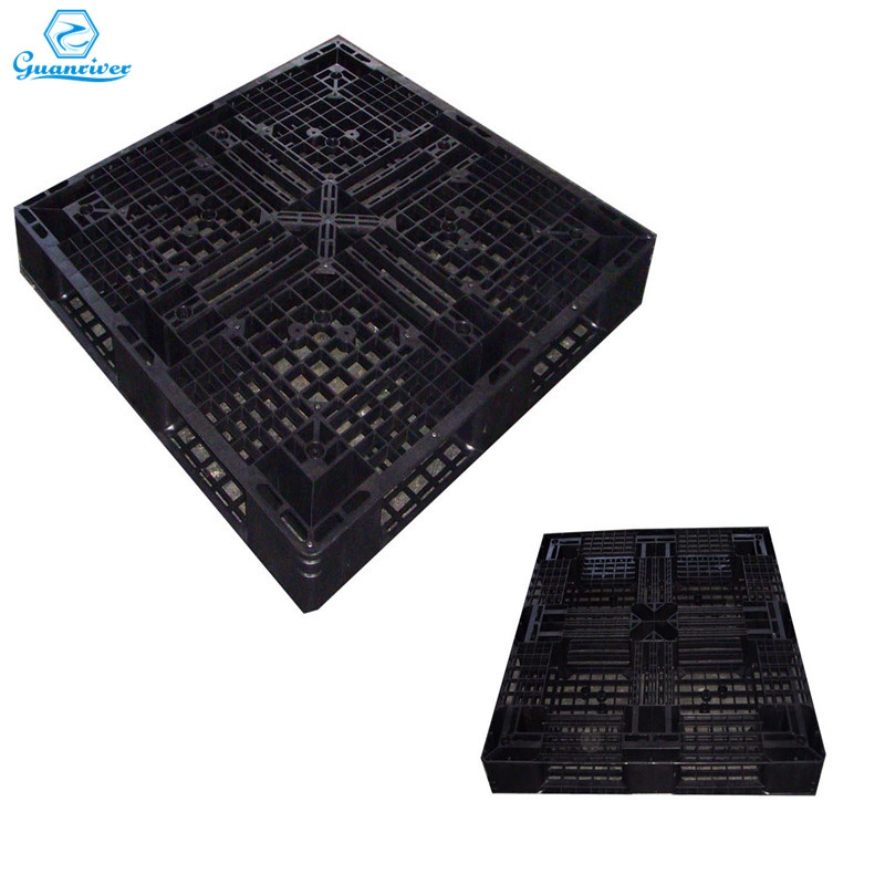 Heavy duty large stackable single side face HDPE warehouse plastic pallet