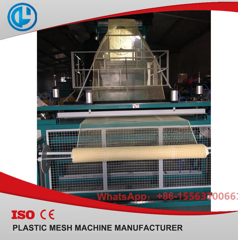High Quality Supplier of Plastic Square Mesh Making Machine with One Extruder Machinery