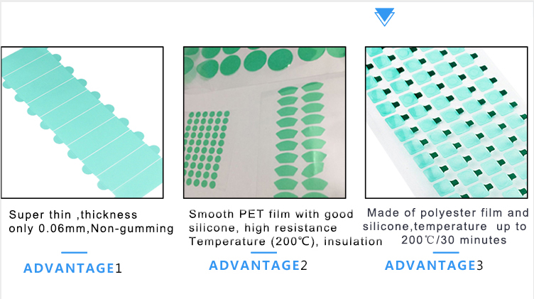 wholesale Silicone Adhesive Tape High Temperature PET Tape for masking usage