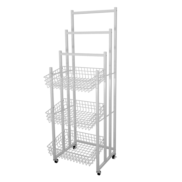supermarket convenient store promotion Metal display basket stand shop promotion rack umbrella stand