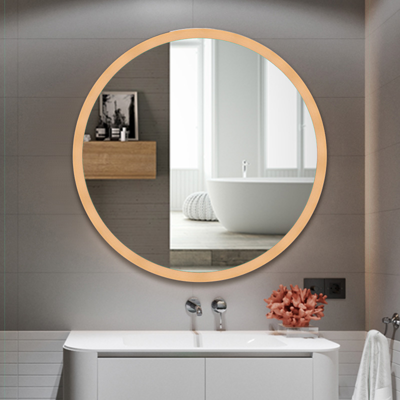 Decorative Stainless Steel Frame round mirror frame round salon mirror