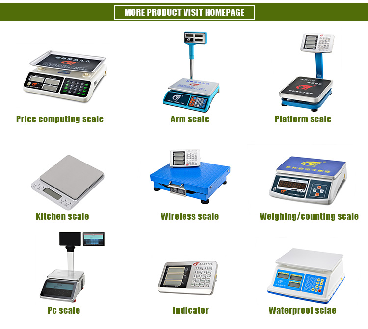 Hualitai 20kg 30kg 40kg electronic price computing weighing scale