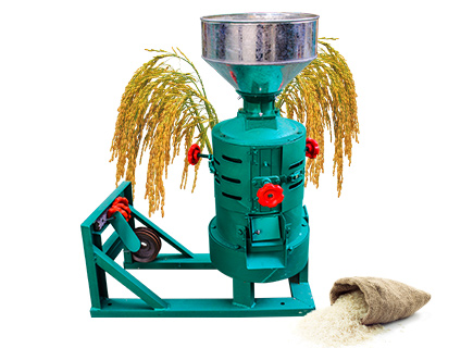 Emery roller vertical rice mill machine