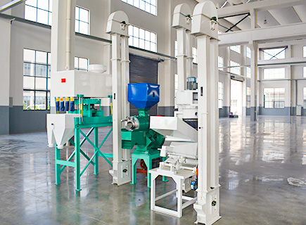 Mini rice mill production line