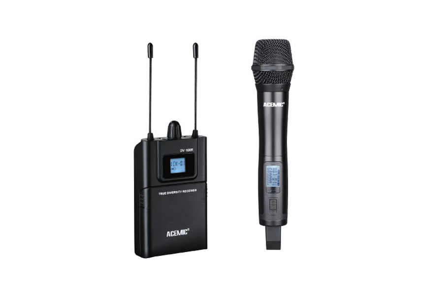 DV100H DSLRCAMERA WIRELESS MICROPHONE SYSTEM