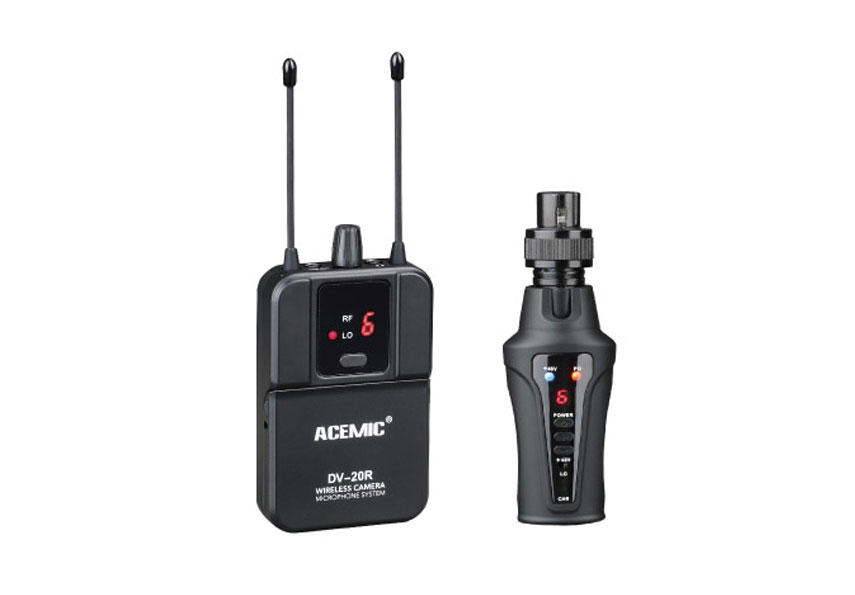 DV20T DSLRCAMERA WIRELESS MICROPHONE SYSTEM