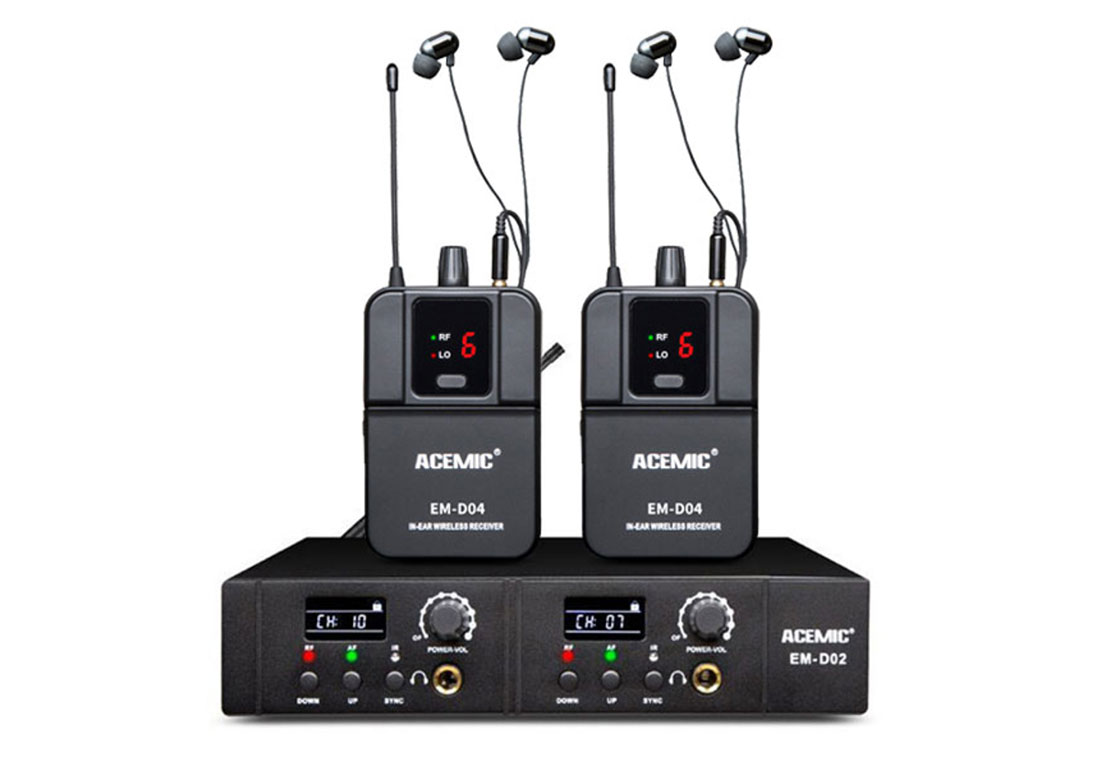 EMD02Dual Channel Dual Channel Wireless InEar Monitor System
