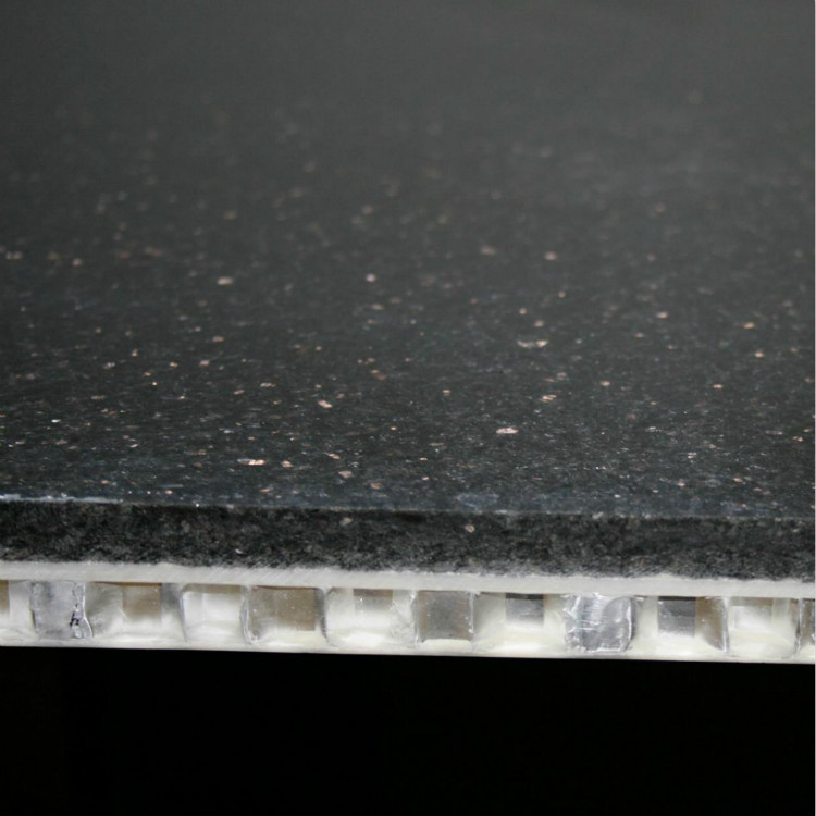 Stone Aluminum Honeycomb Panel Stone Honeycomb Panels are sandwich panels made up of a thin natural stone veneer reinfo