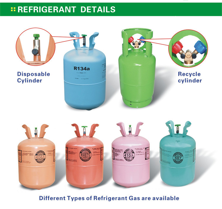 R507 refrigerant gas for air conditioner use