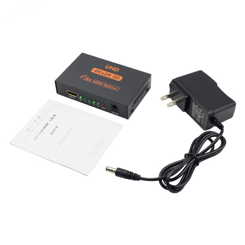 4K HDMI Splitter 1 In 4 Out 3840x2160P30Hz